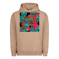 Pigment Burro western rodeo seamless Urban Hoodie - Artiststas