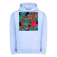 Pigment Grape Ice western rodeo seamless Urban Hoodie - Artiststas