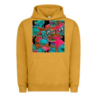 Pigment Peanut Butter western rodeo seamless Urban Hoodie - Artiststas