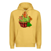 Antique Gold christmas cookie cupcake Premium Hoodie - AdoDesignShop
