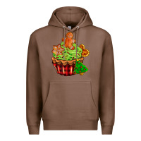 Chestnut christmas cookie cupcake Premium Hoodie - AdoDesignShop