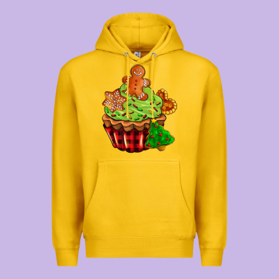 Christmas Cookie Cupcake Premium Hoodie Designed By Adodesignshop