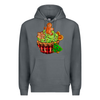 Rock christmas cookie cupcake Premium Hoodie - AdoDesignShop