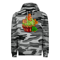 Slate Camo christmas cookie cupcake Premium Hoodie - AdoDesignShop