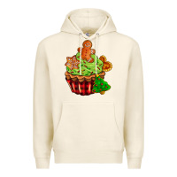 Tofu christmas cookie cupcake Premium Hoodie - AdoDesignShop