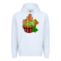 White christmas cookie cupcake Premium Hoodie - AdoDesignShop