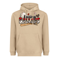 Mushroom raising ballers baseball Heavyweight Hoodie - Zillion Design Studio