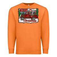 Carrot christmas truck with cows Premium Sweatshirt - RanaPortraitStore