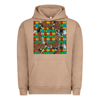 Pigment Burro western autism seamless pattern Urban Hoodie - Artiststas