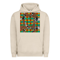 Pigment French Oak western autism seamless pattern Urban Hoodie - Artiststas