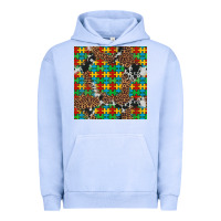 Pigment Grape Ice western autism seamless pattern Urban Hoodie - Artiststas