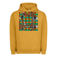 Pigment Peanut Butter western autism seamless pattern Urban Hoodie - Artiststas