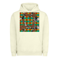 Pigment Pistachio western autism seamless pattern Urban Hoodie - Artiststas