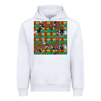 White western autism seamless pattern Urban Hoodie - Artiststas
