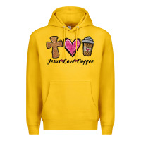 Lemon jesus love coffee Premium Hoodie - Jasminsmagicworld