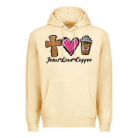 Pina Colada jesus love coffee Premium Hoodie - Jasminsmagicworld