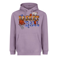 Lavender basketball Heavyweight Hoodie - texasbilliewilder