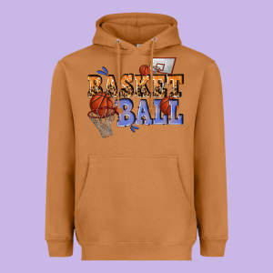 Basketball Heavyweight Hoodie Designed By Texasbilliewilder