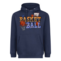 Navy basketball Heavyweight Hoodie - texasbilliewilder