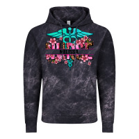 Cloud Black floral nurse custom name Vintage Hoodie - AdoDesignShop