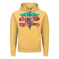 Vintage Mustard floral nurse custom name Vintage Hoodie - AdoDesignShop