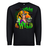 Black witchy and wild Premium Sweatshirt - Zillion Design Studio