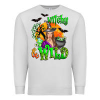 Dove Grey witchy and wild Premium Sweatshirt - Zillion Design Studio