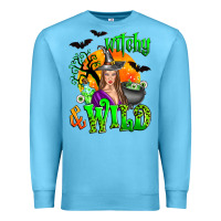 Ocean Blue witchy and wild Premium Sweatshirt - Zillion Design Studio