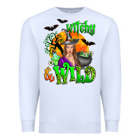 White witchy and wild Premium Sweatshirt - Zillion Design Studio