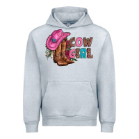 Heather Grey valentine day boots hat and roses Urban Hoodie - AdoDesignShop