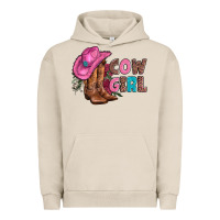 Pigment French Oak valentine day boots hat and roses Urban Hoodie - AdoDesignShop