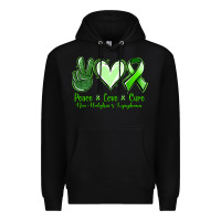 Black peace love cure non hodgkin's lymphoma Premium Hoodie - Jasminsmagicworld