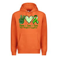 Carrot peace love cure non hodgkin's lymphoma Premium Hoodie - Jasminsmagicworld