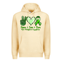 Pina Colada peace love cure non hodgkin's lymphoma Premium Hoodie - Jasminsmagicworld