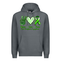 Rock peace love cure non hodgkin's lymphoma Premium Hoodie - Jasminsmagicworld