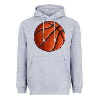 Heather Grey basketball Heavyweight Hoodie - texasbilliewilder