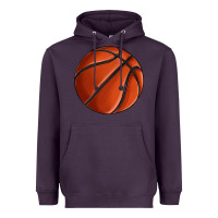 Plum basketball Heavyweight Hoodie - texasbilliewilder