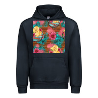 Navy hatched egg easter chicks seamless pattern Urban Hoodie - Artiststas