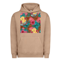 Pigment Burro hatched egg easter chicks seamless pattern Urban Hoodie - Artiststas
