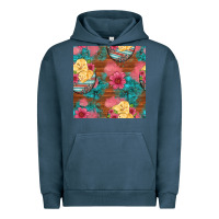Pigment Midnight Navy hatched egg easter chicks seamless pattern Urban Hoodie - Artiststas