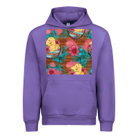 Tulip hatched egg easter chicks seamless pattern Urban Hoodie - Artiststas