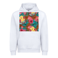 White hatched egg easter chicks seamless pattern Urban Hoodie - Artiststas