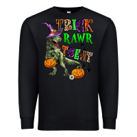 Black trick rawr treat Premium Sweatshirt - Zillion Design Studio