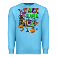 Ocean Blue trick rawr treat Premium Sweatshirt - Zillion Design Studio