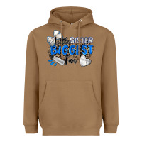Toasted Coconut little sister biggest fan volleyball Heavyweight Hoodie - Zillion Design Studio