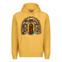 Mustard our lady of Guadalupe rainbow Premium Hoodie - JahusDesignShop