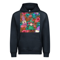 Navy floral easter gnomes seamless pattern Urban Hoodie - Artiststas