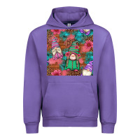 Tulip floral easter gnomes seamless pattern Urban Hoodie - Artiststas