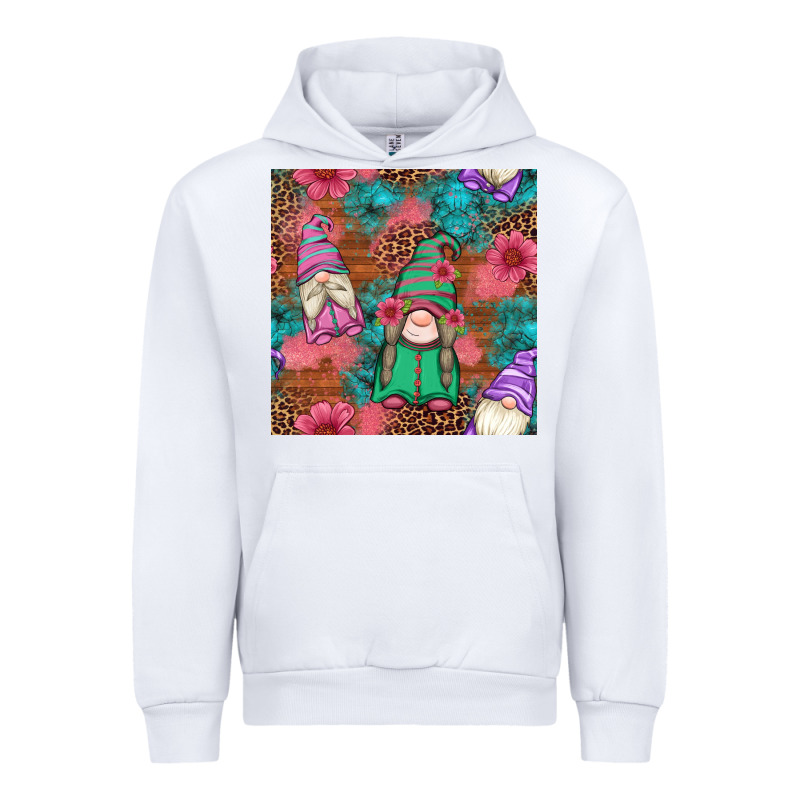 Floral Easter Gnomes Seamless Pattern Urban Hoodie by Artiststas | Teevron