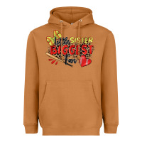 Meerkat little sister biggest fan softball Heavyweight Hoodie - Zillion Design Studio